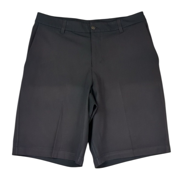 LULULEMON Men’s Commission Relaxed “Warpstreme” 10” Shorts in Black Size 30 - Picture 1 of 8